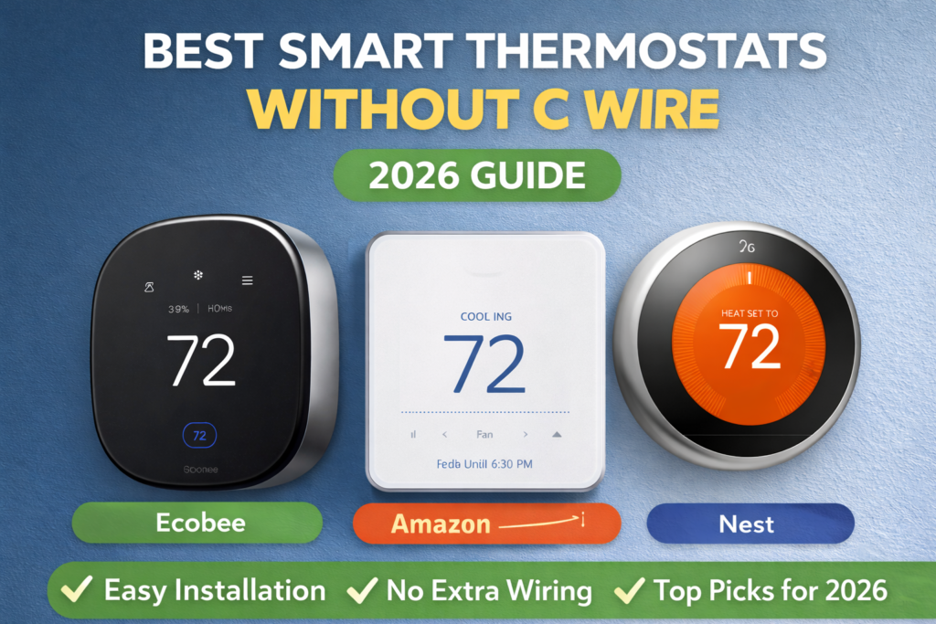 best smart thermostat without C wire