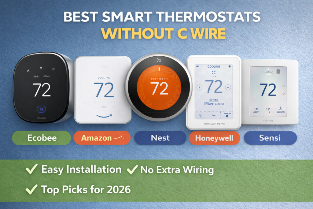 Best Smart Thermostats Without C Wire