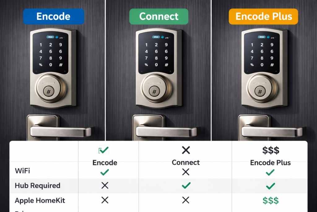 schlage smart lock ancode connect encode plus