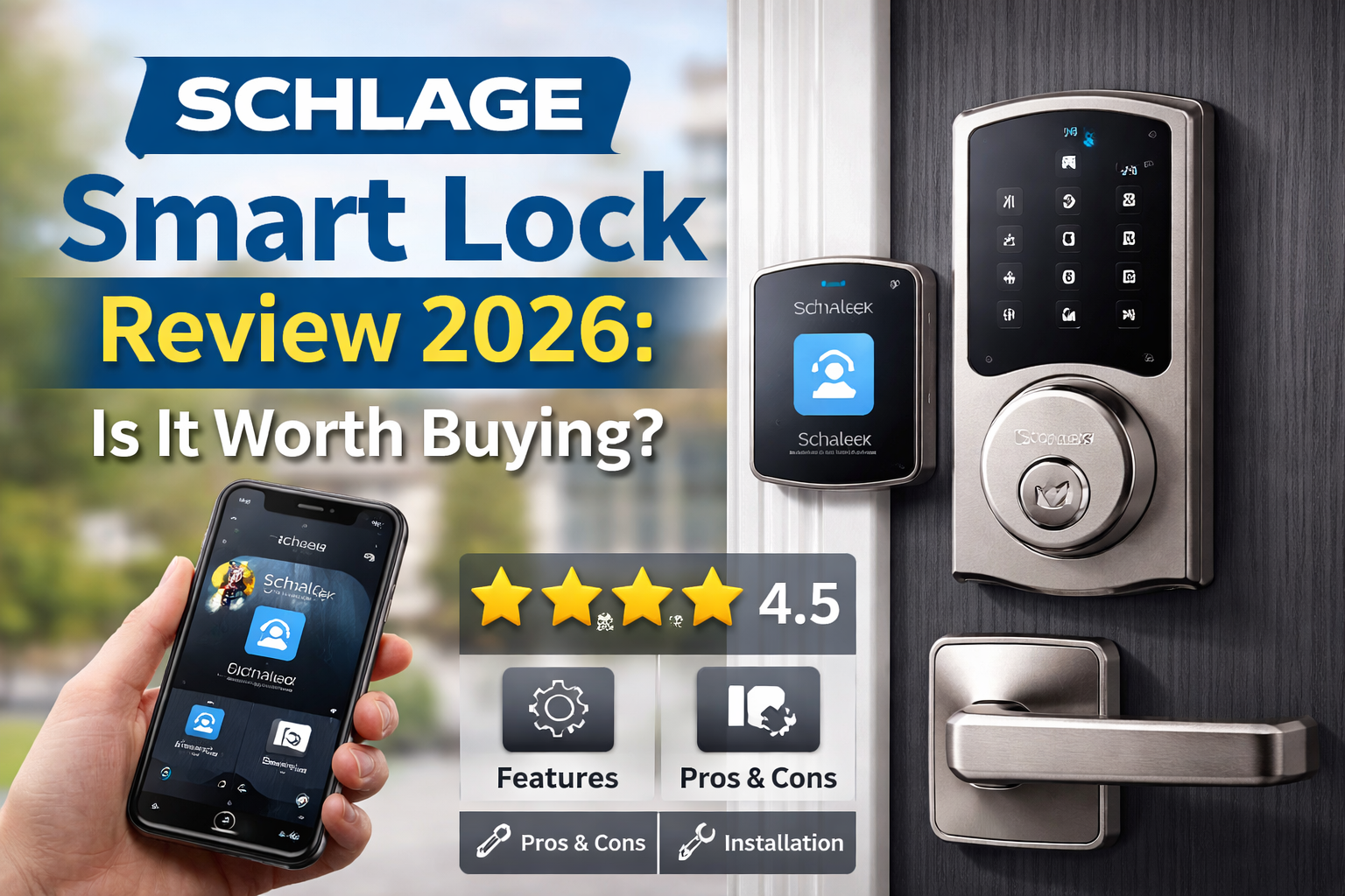 schlage smart sock