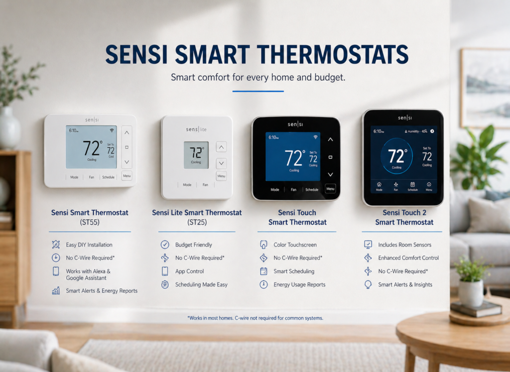Sensi Smart Thermostat Features