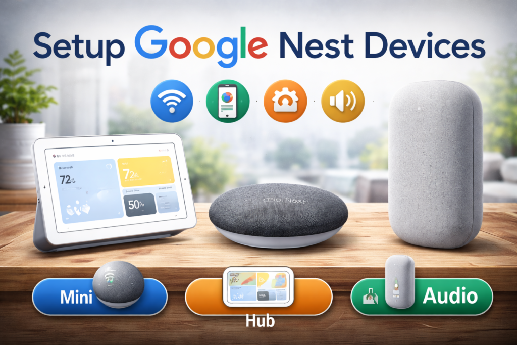 Setup Google Nest Devices