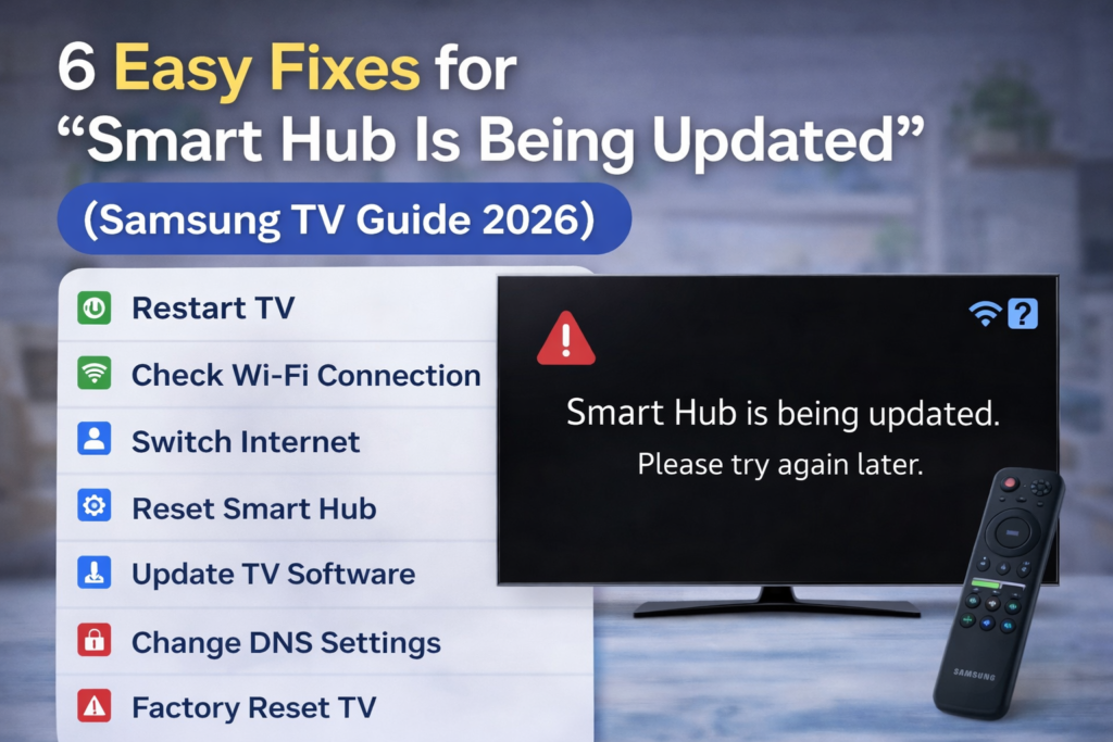 smart hub update fix
