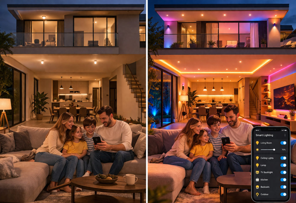 how to set up smart lighting at-home