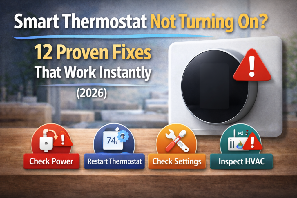 Smart Thermostat Not Turning On
