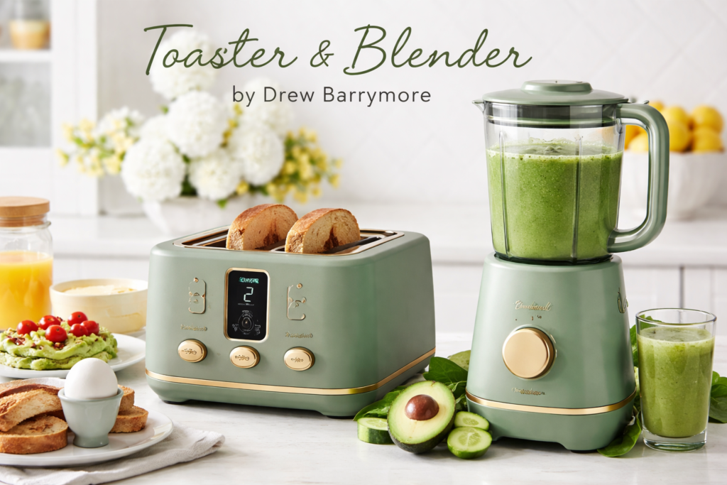 Toaster & Blenderr by drew barrymore kitchen appliances