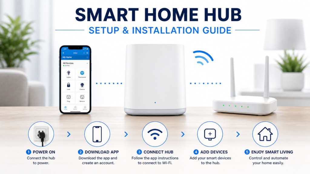 Smart home hub setup guide