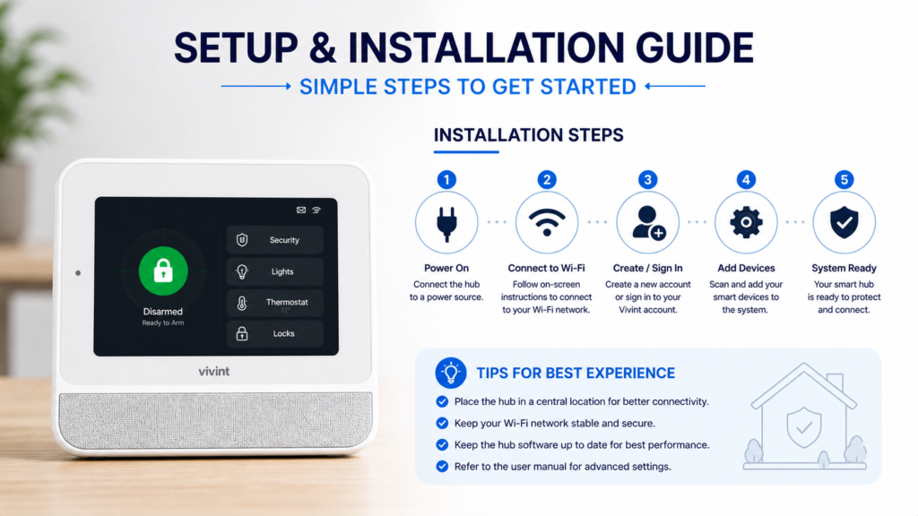 vivint smart hub setup guide