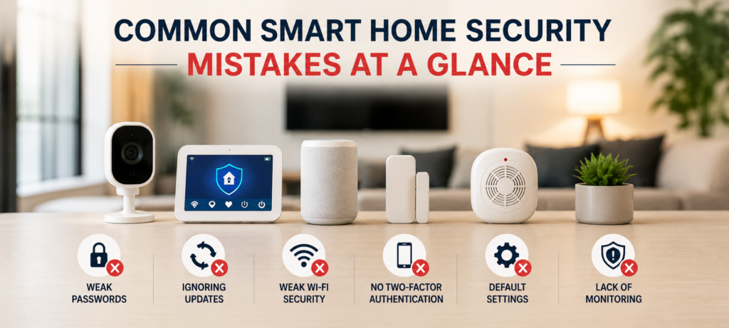  Common Smart Home Security Mistakes