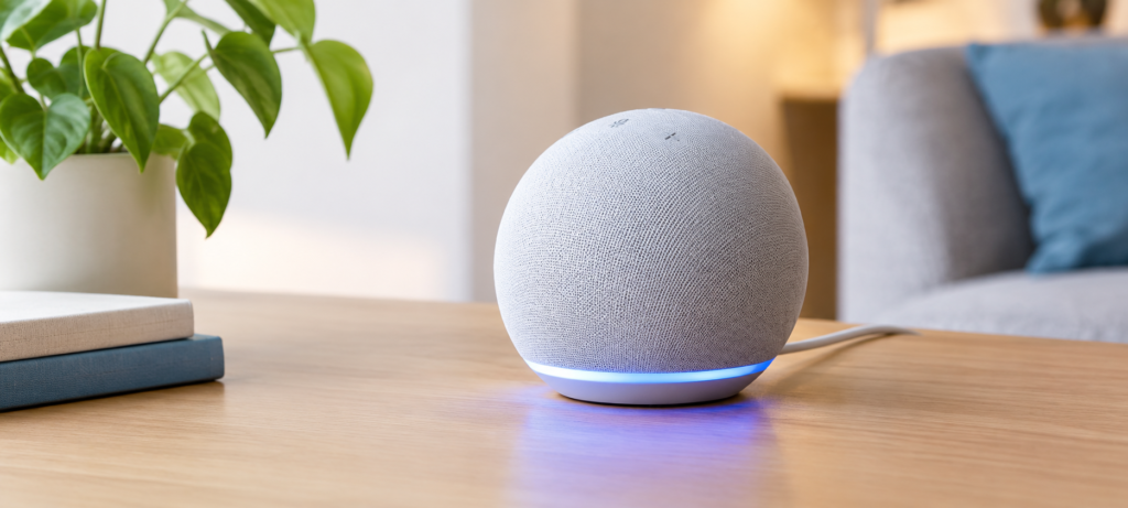 Cozy Smart Speaker Still Life