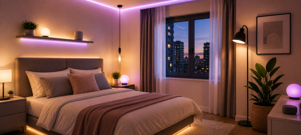Bedroom Smart Lighting Setup