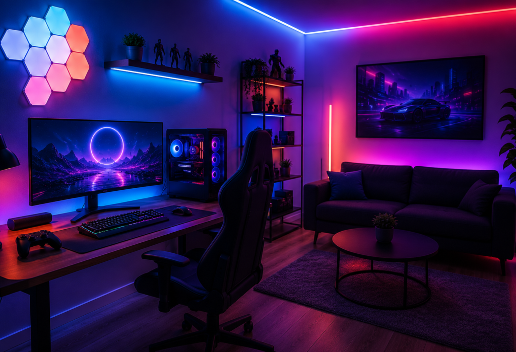 Gaming Room Smart Lighting Setup