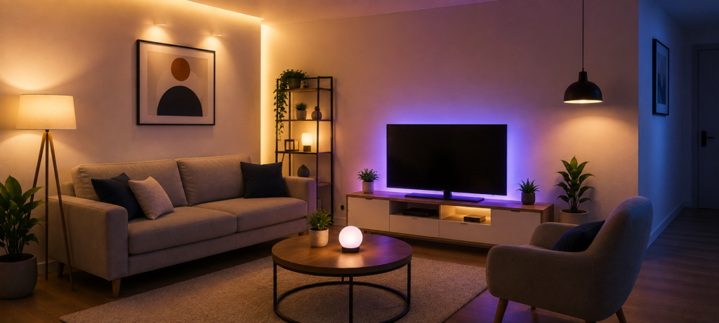 Living Room Smart Lighting