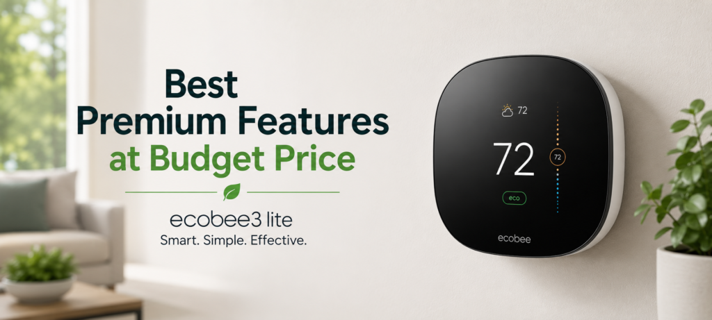 Under $150 Ecobee3 Lite smart Thermostat