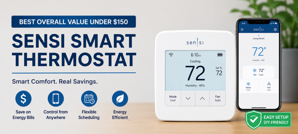 Under $150 Sensi Smart Thermosta