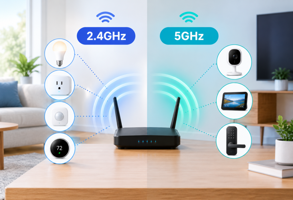 2.4GHz vs 5GHz for Smart Home Devices
